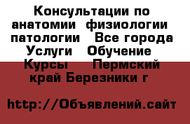 Консультации по анатомии, физиологии, патологии - Все города Услуги » Обучение. Курсы   . Пермский край,Березники г.